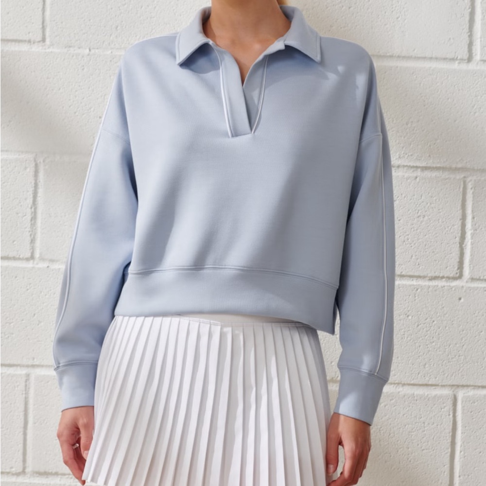 NWT - ABERCROMBIE YPB - neoKNIT Polo Sweatshirt